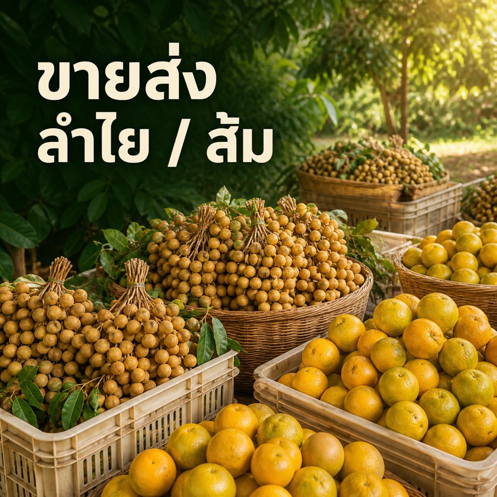 บริการขายส่งลำไยและส้มยกลัง สำหรับล้งและร้านผลไม้ บริษัทปาริติ จำกัด